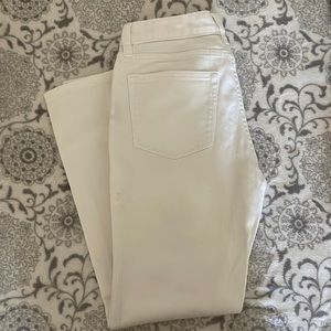 Ralph Lauren straight white jeans